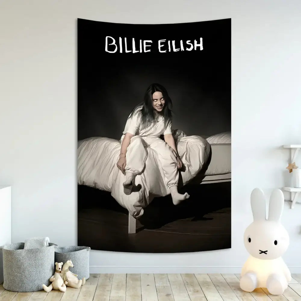 Singer tapestry banner bedroom wall hanging art decor