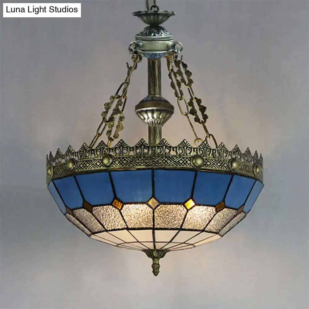 Stained Glass Ceiling Pendant Light