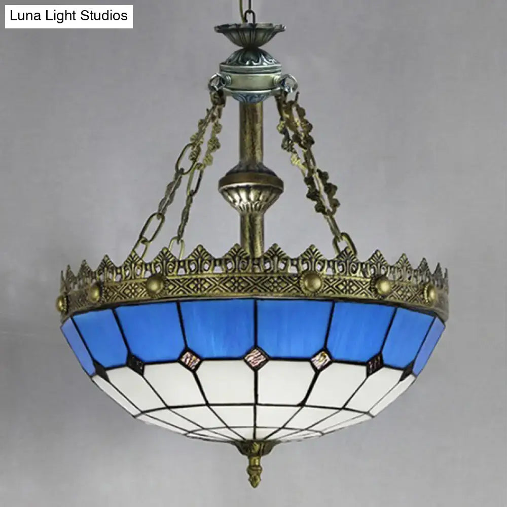 Stained Glass Ceiling Pendant Light