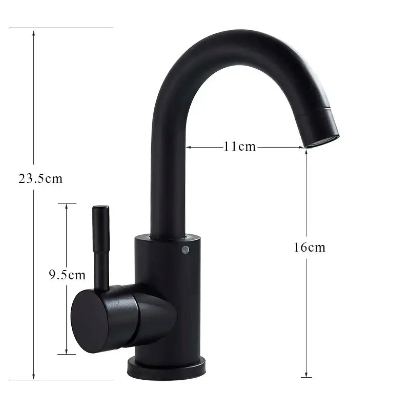 Stainless Steel Bathroom Sink Faucet