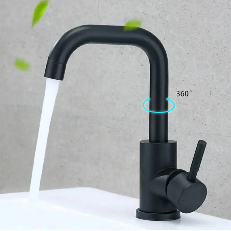 Stainless Steel Bathroom Sink Faucet