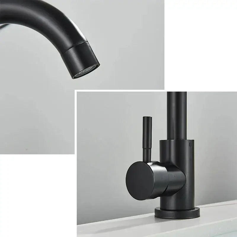 Stainless Steel Bathroom Sink Faucet
