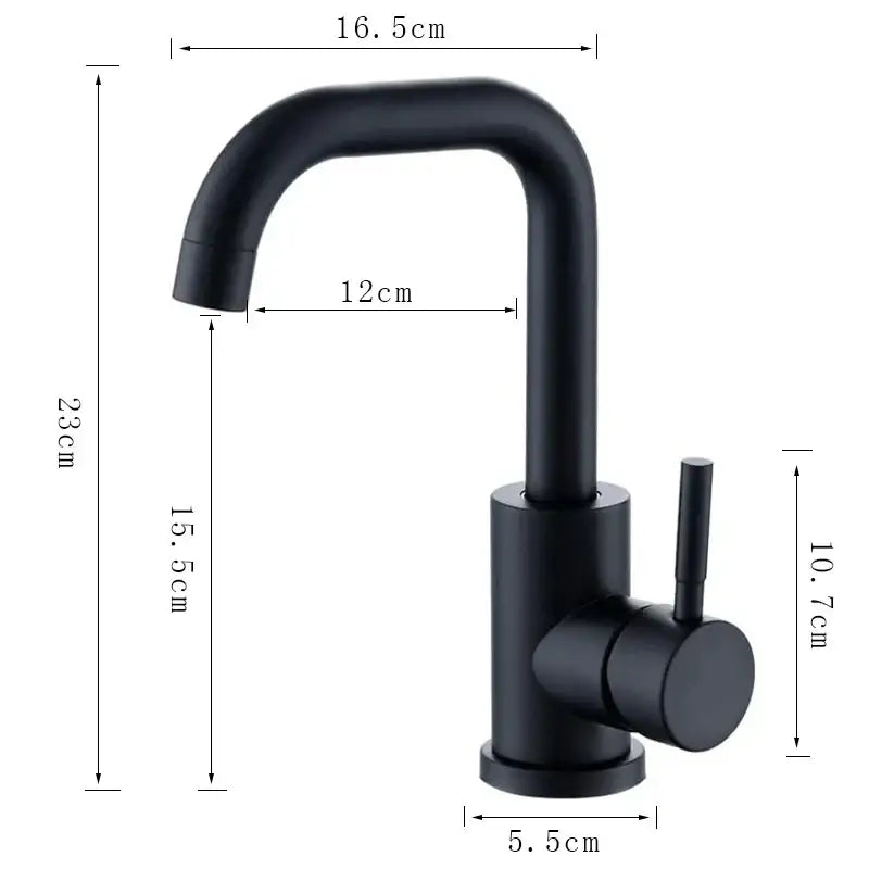 Stainless Steel Bathroom Sink Faucet