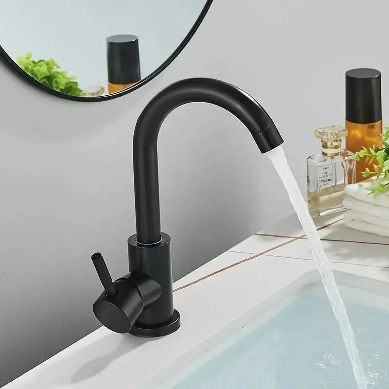 Stainless Steel Bathroom Sink Faucet