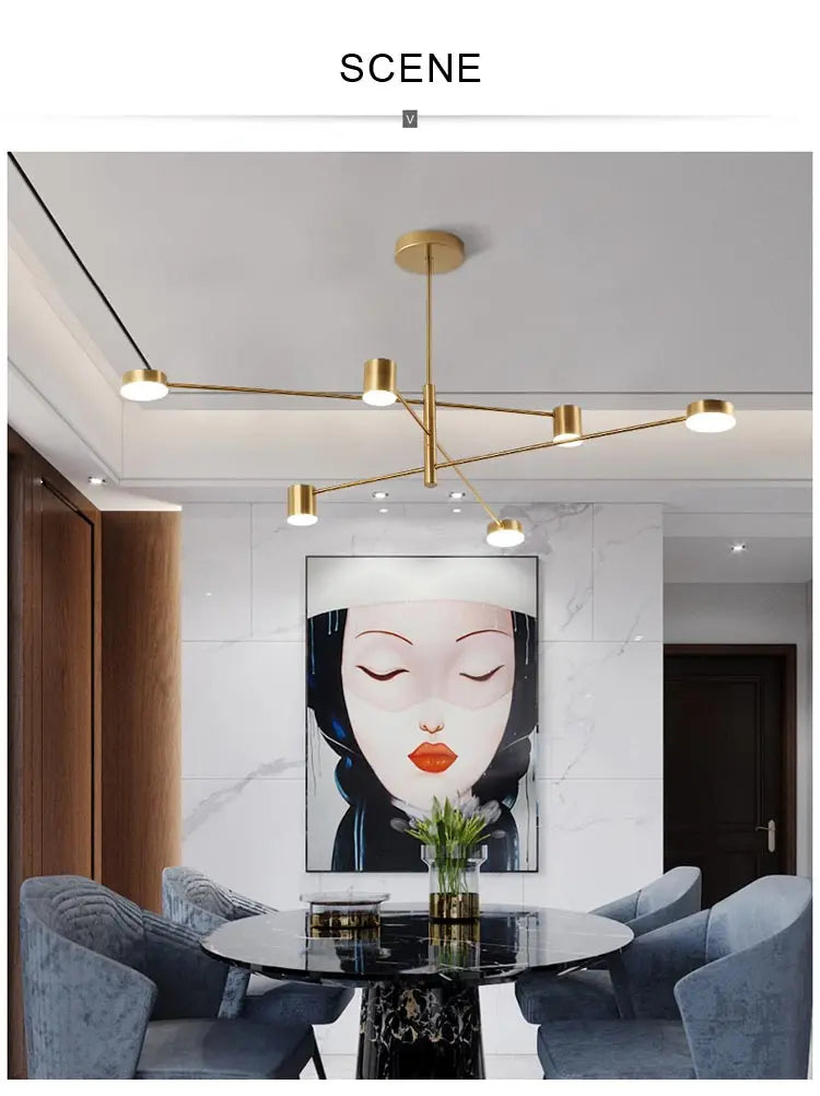 DecorBites™ Stylish Led Chandelier for Home Decor