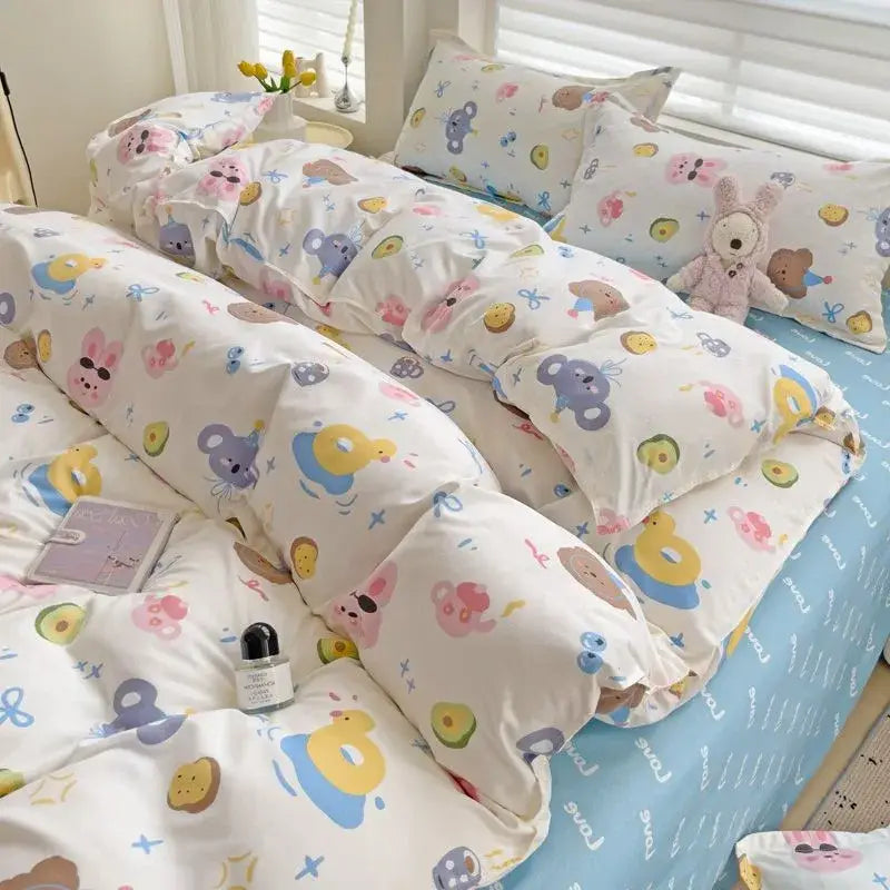 Summer Bedding Set Twin Queen