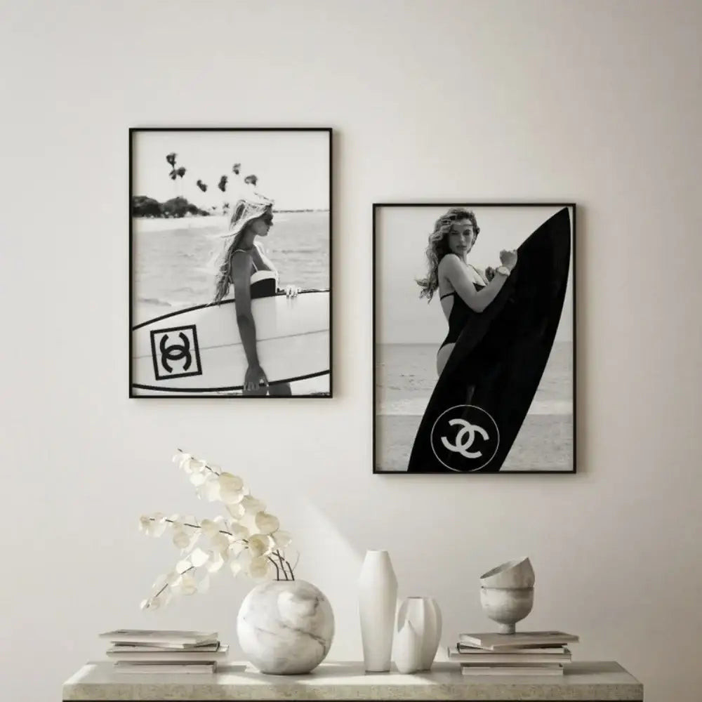 Surfboard Wall Art Teen Decor