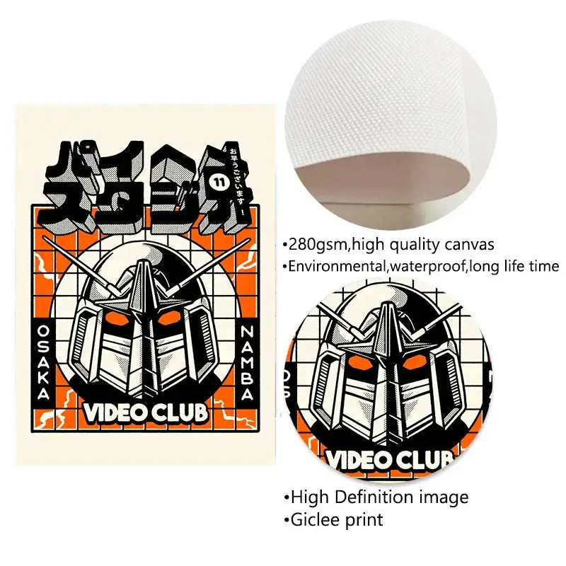 Takoyaki Ramen Canvas Wall Art