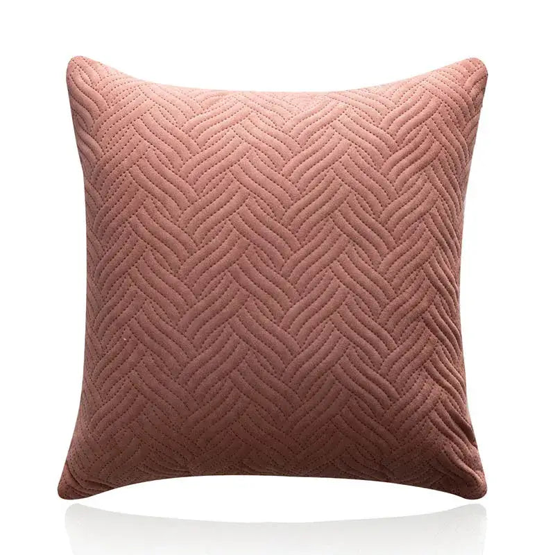 Textured chevron teal and blue cushion cover set living room decor