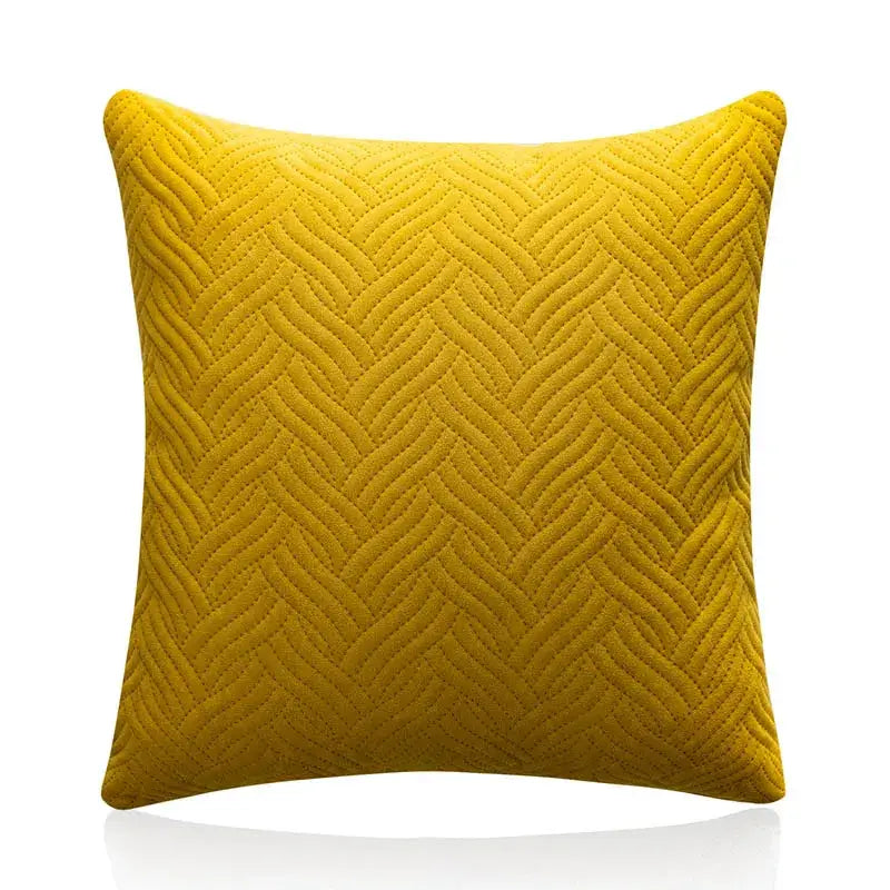 Textured chevron teal and blue cushion cover set living room decor