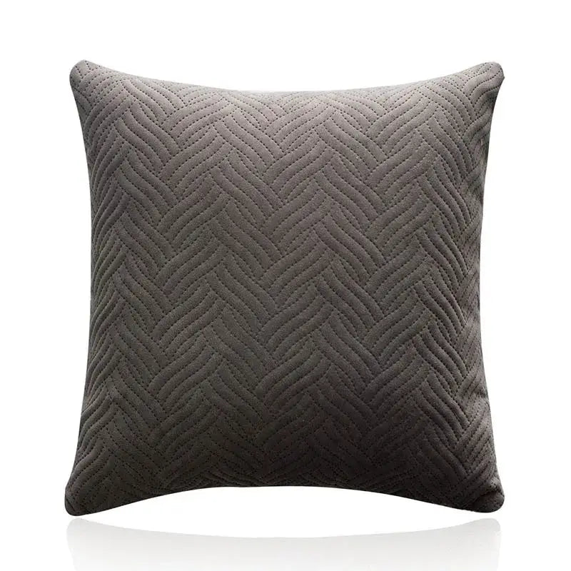Textured chevron teal and blue cushion cover set living room decor