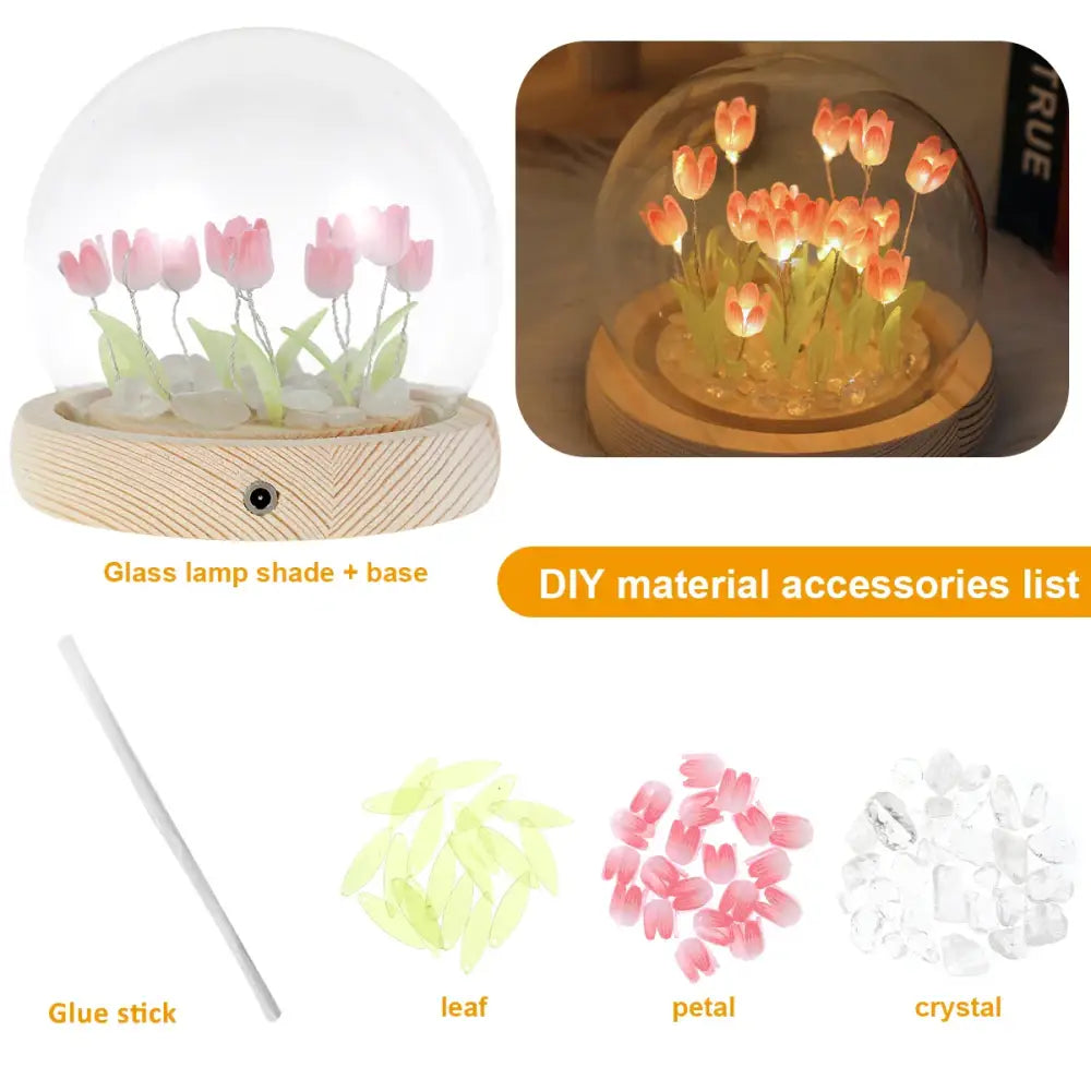 Tulip Night Light Battery Operated