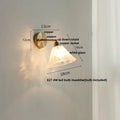 Turquoise textured blue glass wall sconce for staircase with pull chain
