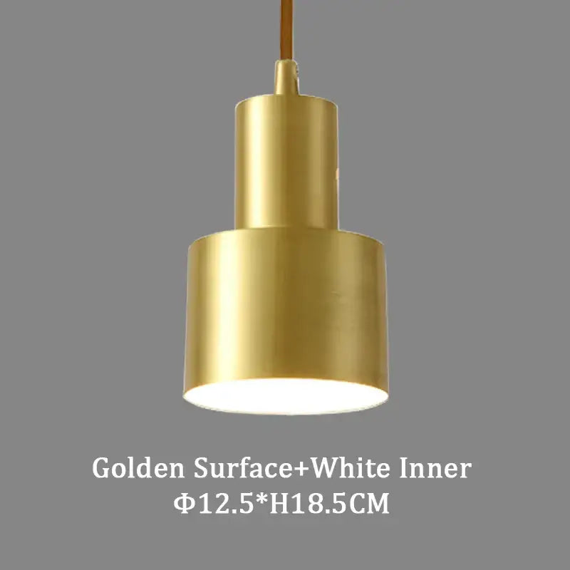 Two tier brass finish led pendant light for dining room