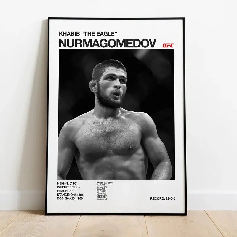 UFC Canvas Print Gym Decor