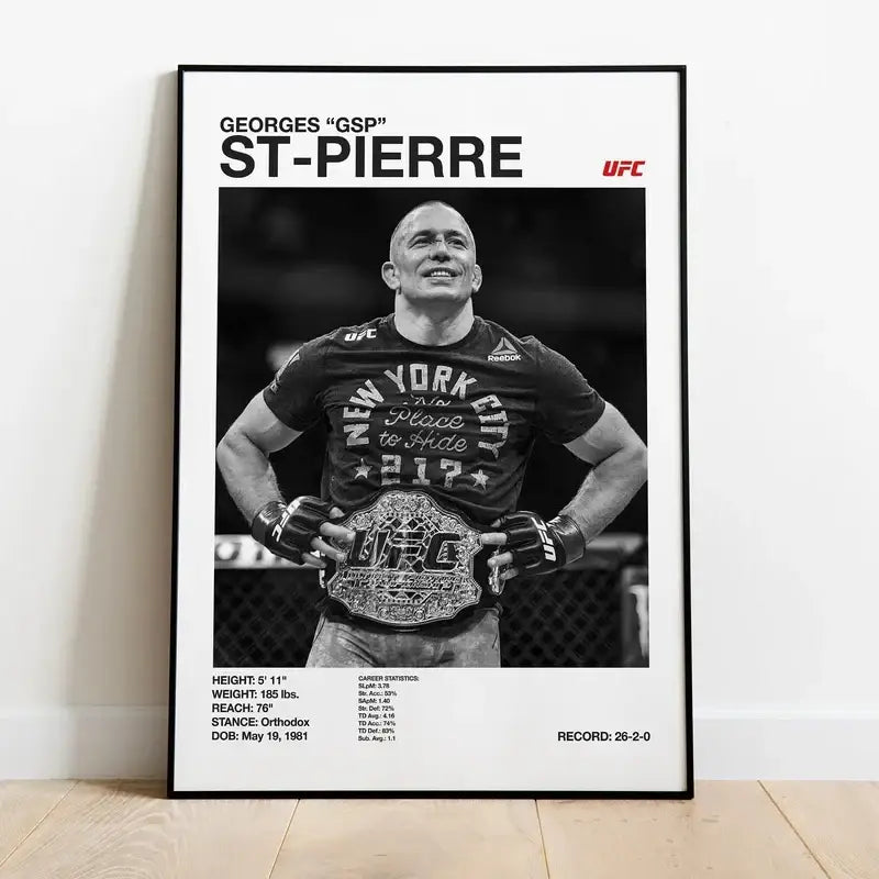 UFC Canvas Print Gym Decor
