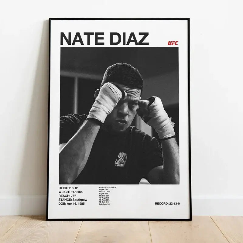 UFC Canvas Print Gym Decor