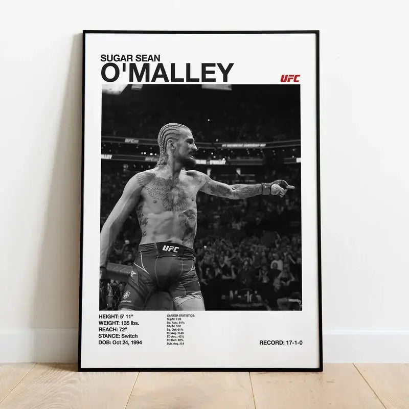 UFC Canvas Print Gym Decor