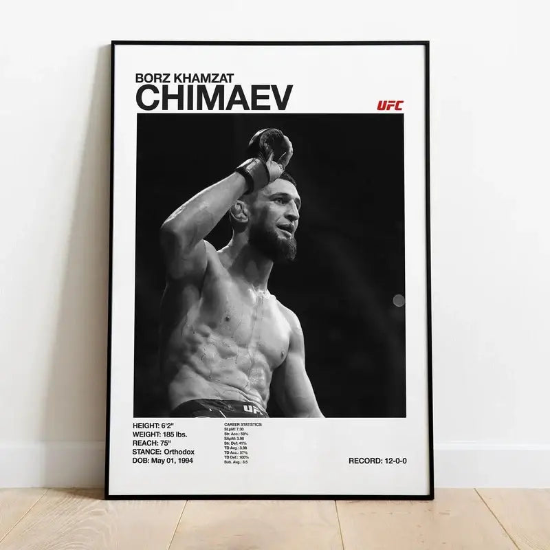 UFC Canvas Print Gym Decor