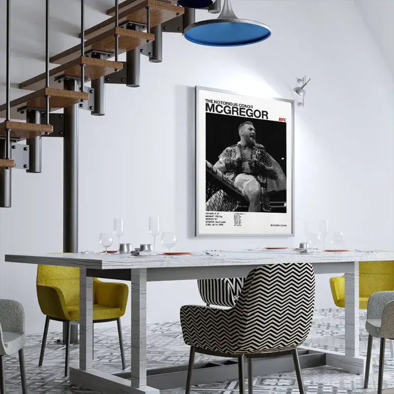 UFC Canvas Print Gym Decor