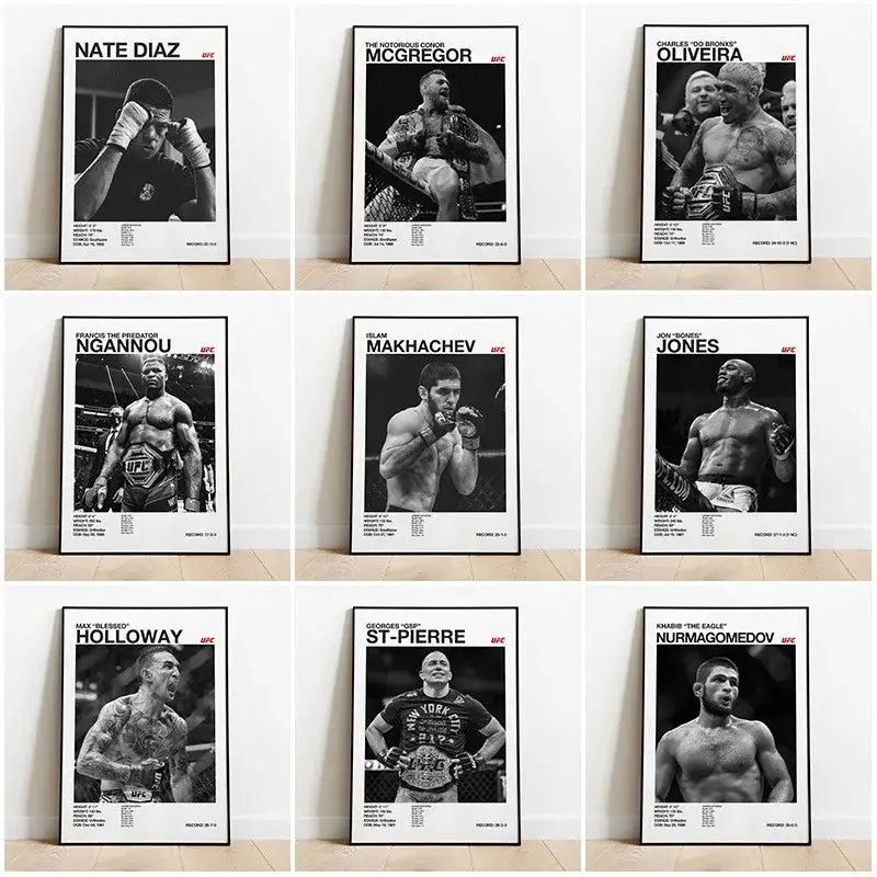 UFC Canvas Print Gym Decor
