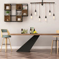 Vintage black finish tubing pendant lamp for dining room