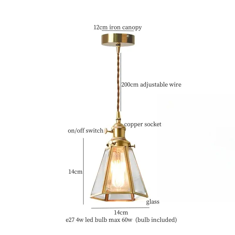 Vintage blue & white ceramic led pendant light for dining room