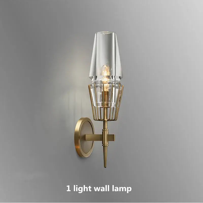 Vintage brass ana chandelier dining room glass pendant light