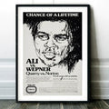 Vintage muhammad ali boxing photo print – living room wall art