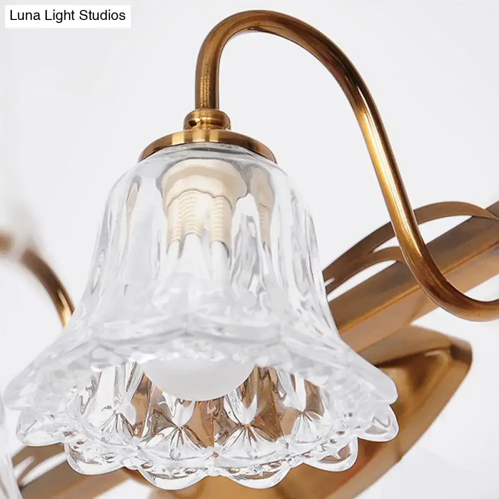 Vintage style antique brass wall light – bathroom vanity lamp