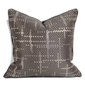Wabi sabi black & silver geometric pillow cover living room decor
