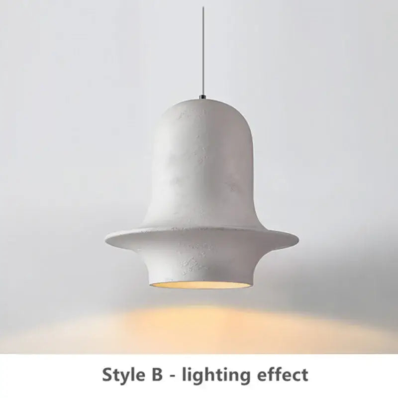 Wabi-sabi industrial black chandelier dining room pendant light