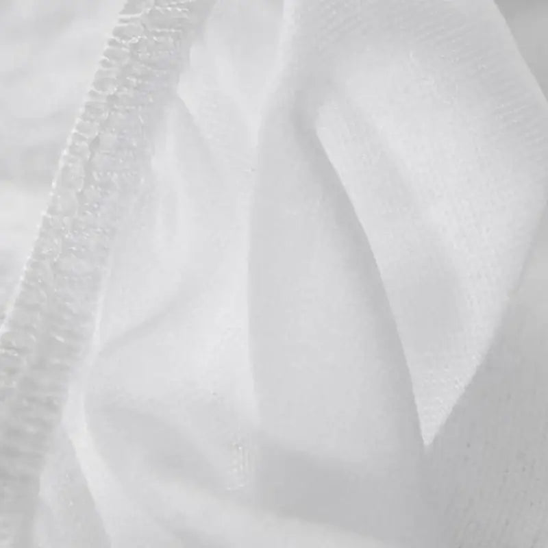 White baby elder hypoallergenic waterproof fitted sheet bedroom cover