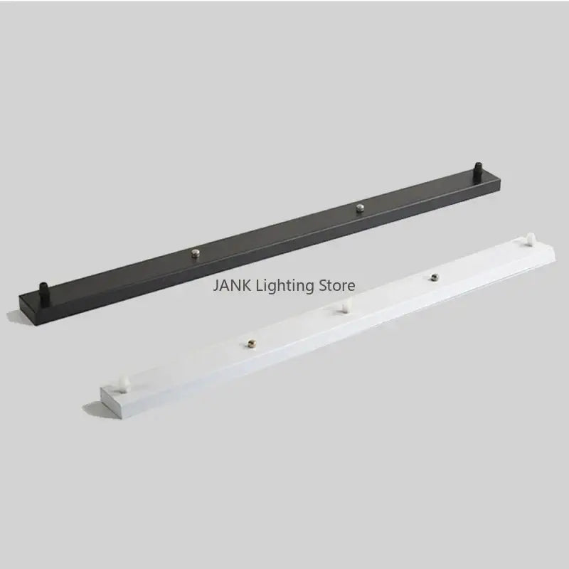 White & black pendant light ceiling mount canopy with hooks dining room