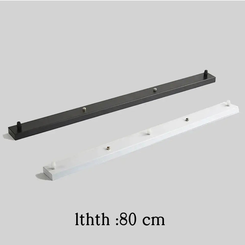 White & black pendant light ceiling mount canopy with hooks dining room