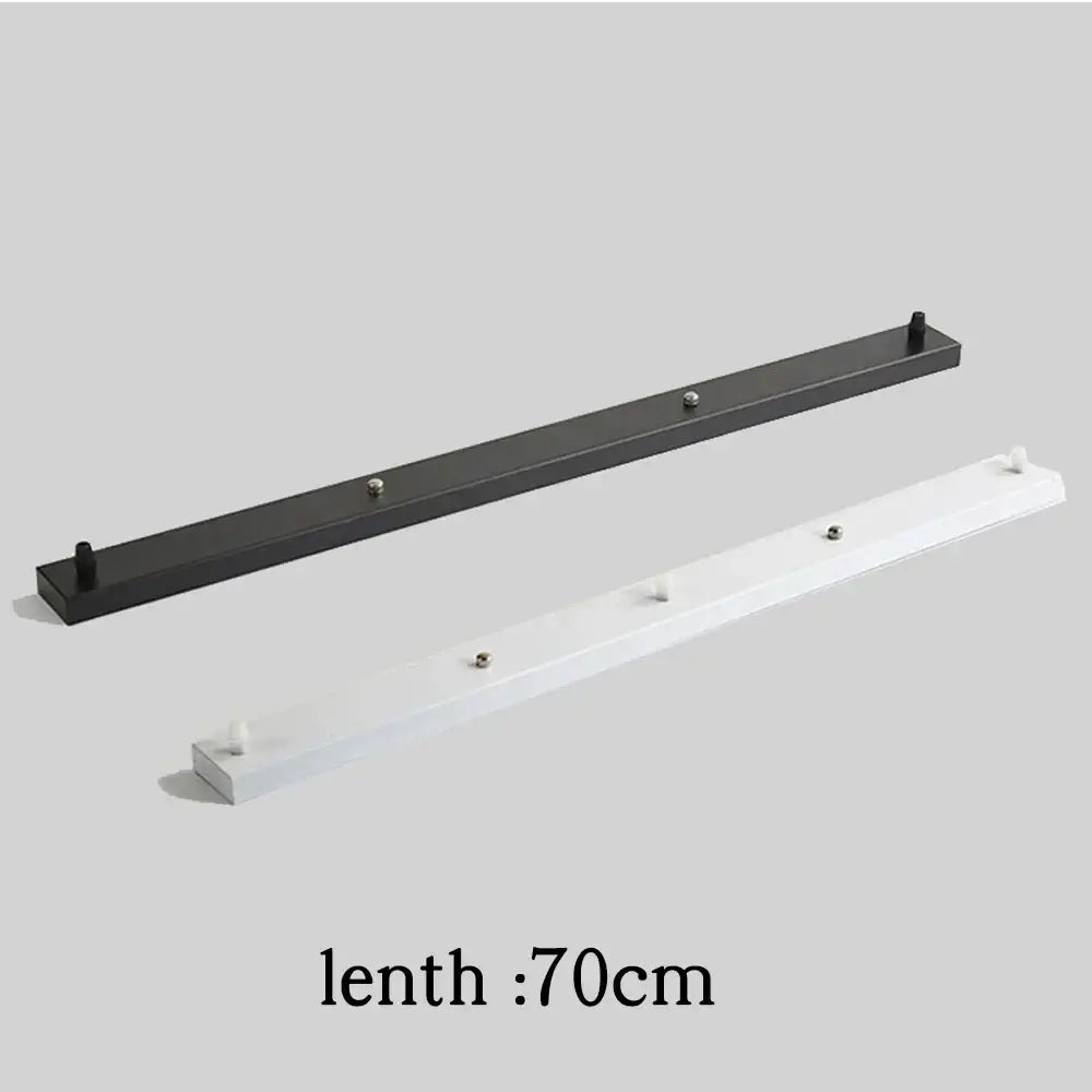 White & black pendant light ceiling mount canopy with hooks dining room