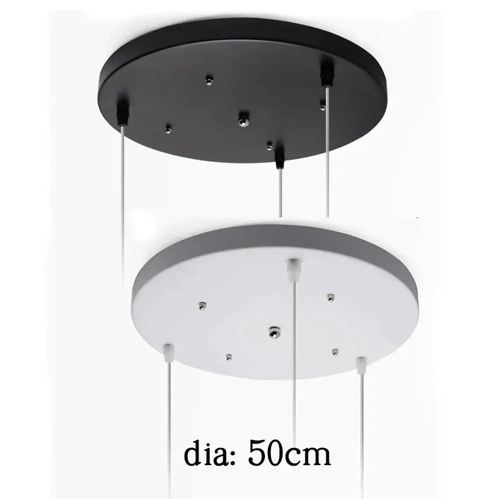 White & black pendant light ceiling mount canopy with hooks dining room