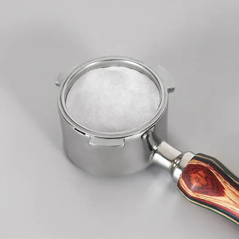 White circular disposable coffee filter papers kitchen espresso tool