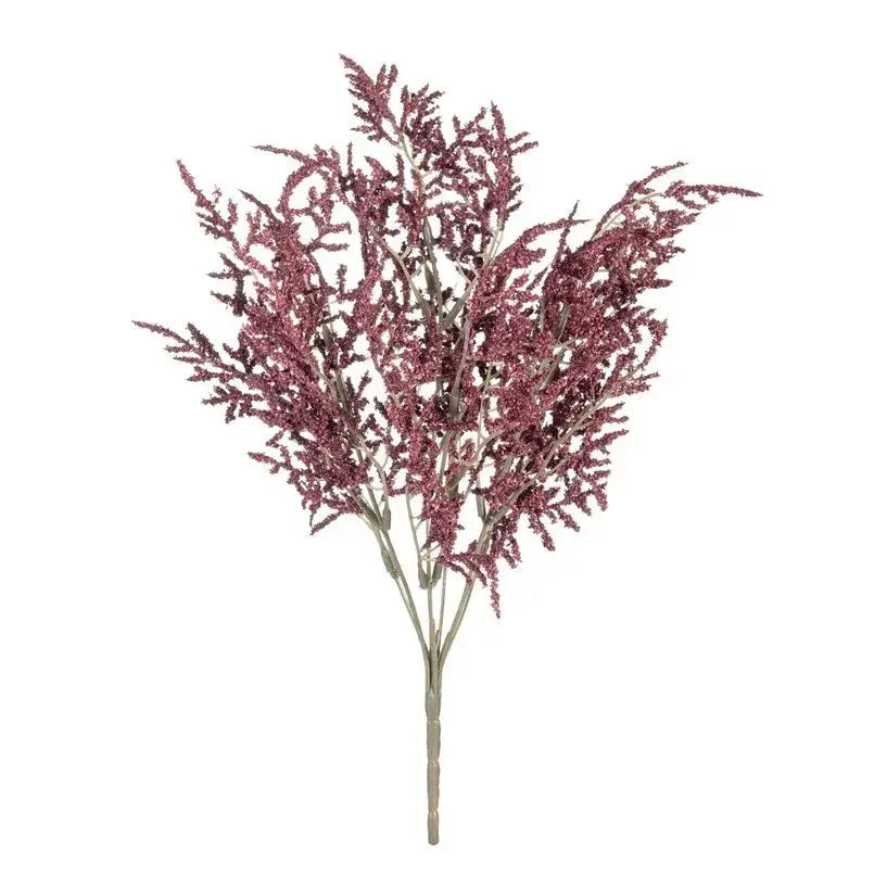 White dried baby’s breath lavender bouquet living room paper box vase