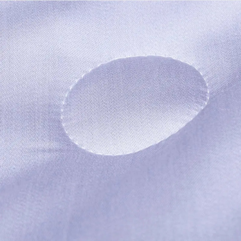White & light blue decorbites cool feel summer quilt bedroom blanket