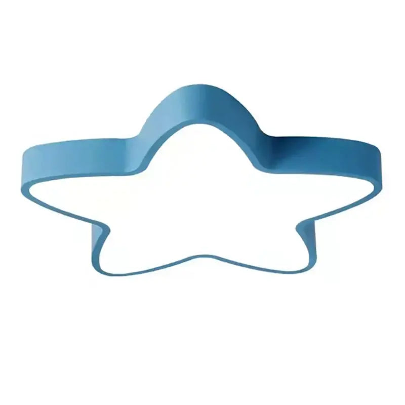 White star ceiling lamp kids room colorful star ceiling led lighting