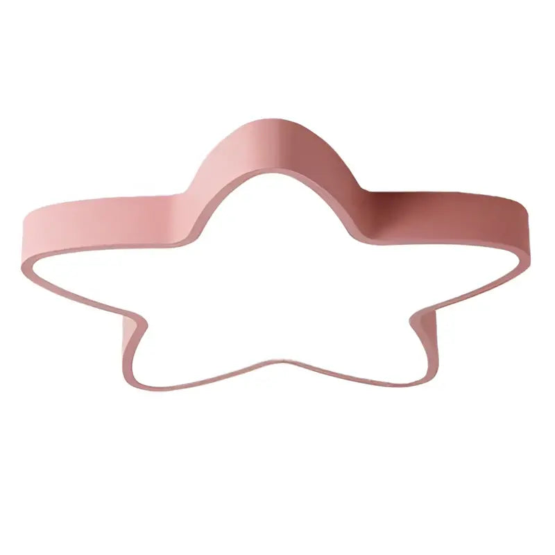 White star ceiling lamp kids room colorful star ceiling led lighting