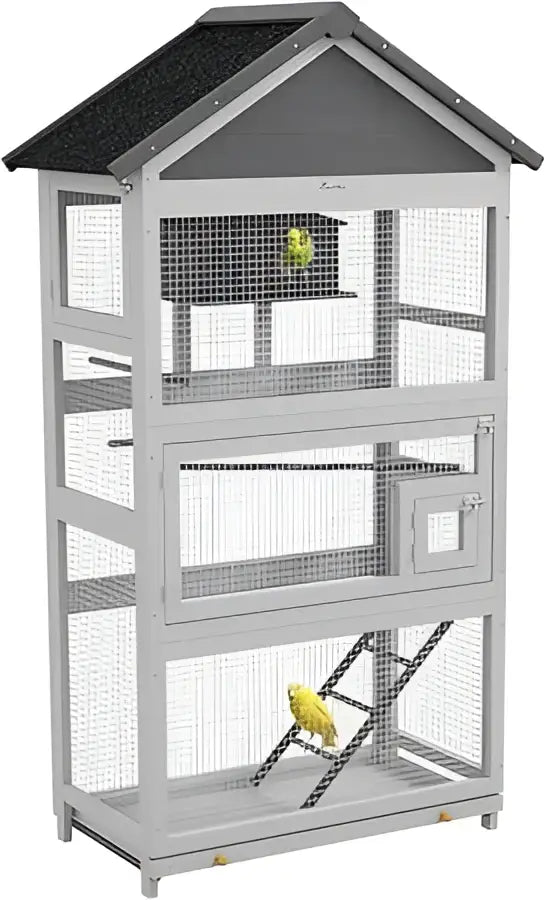Wooden Outdoor Bird Aviary 67 Inch