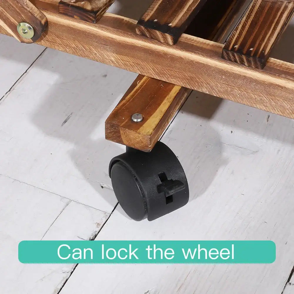 Wooden Plant Stand 6-Tier Indoor Outdoor