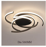 Black White Modern led Ceiling Lights for Living Room