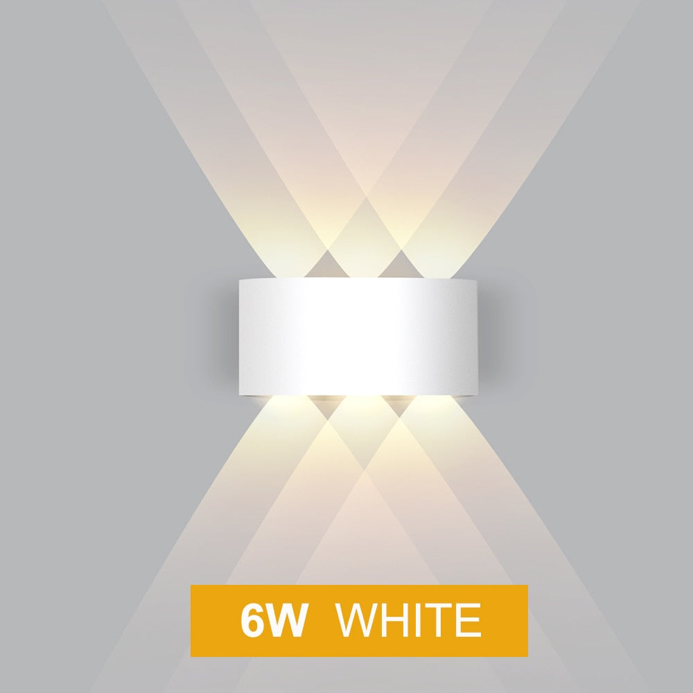 IP65 LED Wall Lamp Outdoor Waterproof Garden Lighting Aluminum