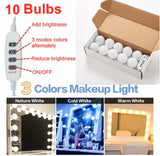 LED Make up Mirror Light Bulbs USB Hollywood Vanity Makeup Mirror