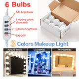 LED Make up Mirror Light Bulbs USB Hollywood Vanity Makeup Mirror