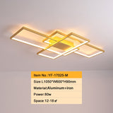 Smart Home Alexa Rectangle Aluminum Modern Led Ceiling Lights