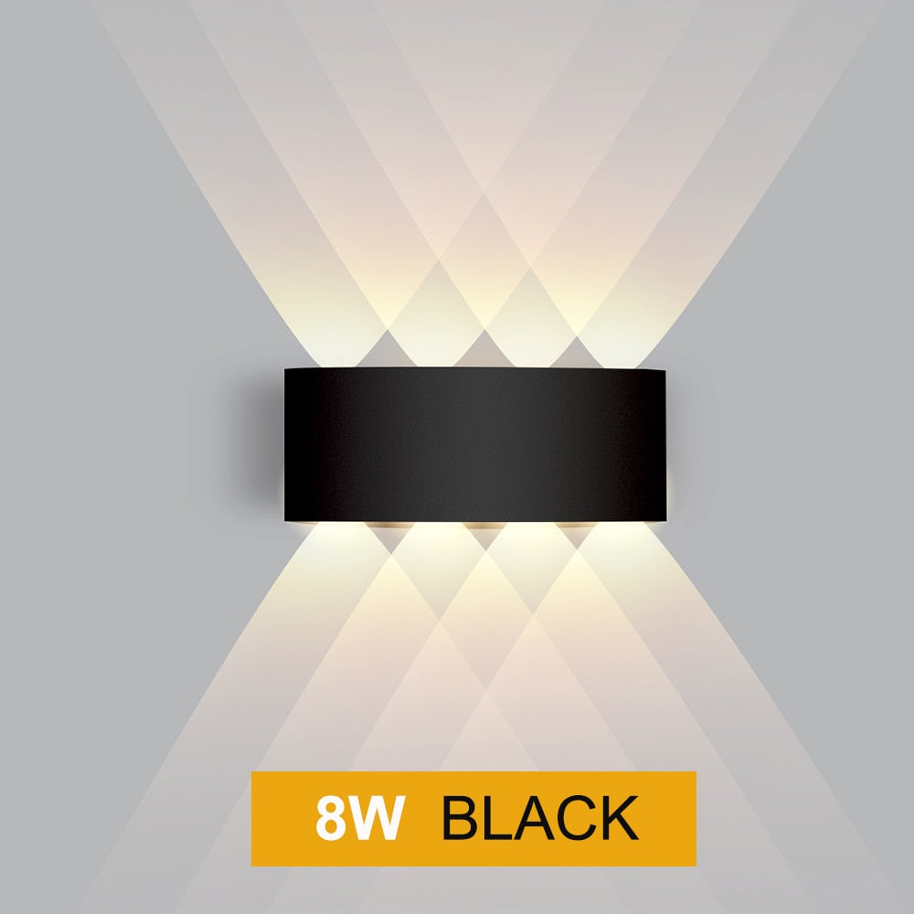 IP65 LED Wall Lamp Outdoor Waterproof Garden Lighting Aluminum
